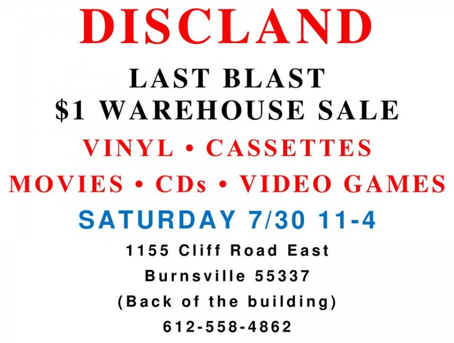 Discland $1 Warehouse Sale