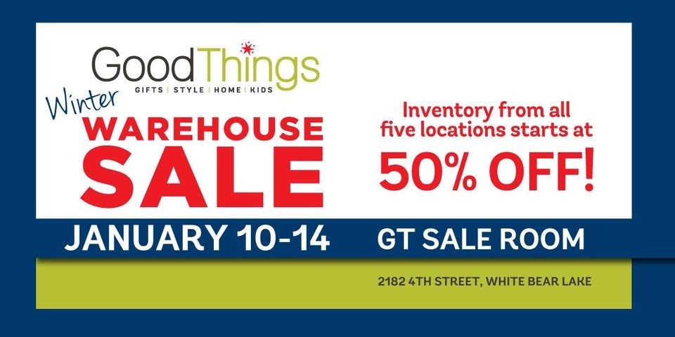GoodThings Winter Warehouse Sale