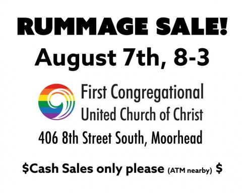 First Congregational United Church of Christ Moorhead Rummage Sale