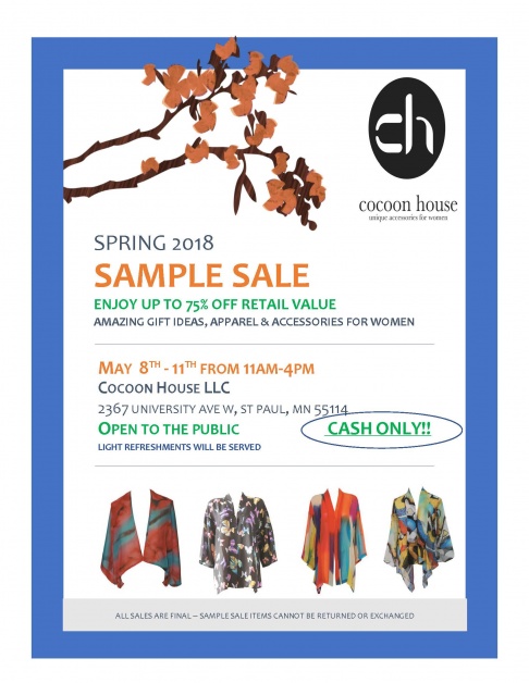 Cocoon House Spring Sample Sale