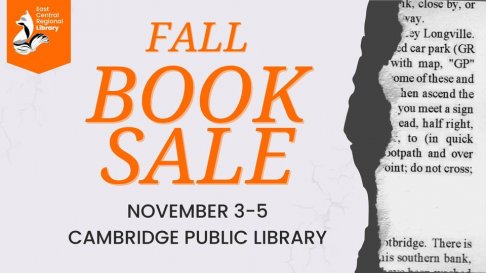 Friends of the Cambridge Public Library Fall Book Sale