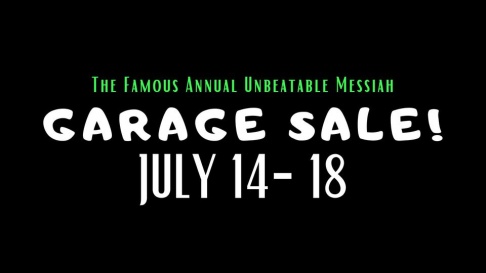 Messiah Lutheran Church and Preschool Annual Garage Sale