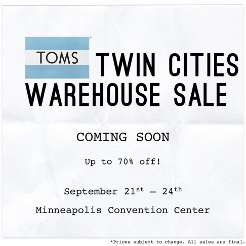 TOMS Warehouse Sale - 2